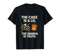 The Cake is a lie manga truth animation gaming graphique T-Shirt