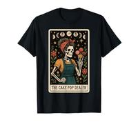 The Cake Pop Dealer Carte de Tarot Motif Lune sorcière T-Shirt