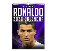 The Calendar King // Cristiano Ronaldo - Calendrier mural 2026 (couleur, format A4)