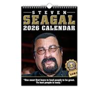 The Calendar King // Steven Seagal - Calendrier mural 2026 format A4