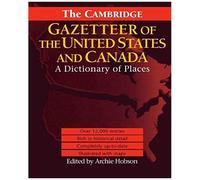 The Cambridge Gazetteer Of The Usa And Canada