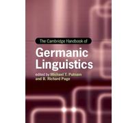 The Cambridge Handbook of Germanic Linguistics