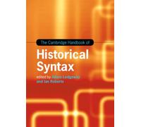 The Cambridge Handbook Of Historical Syntax