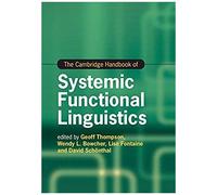 The Cambridge Handbook Of Systemic Functional Linguistics