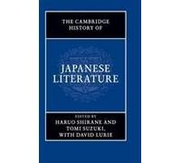 The Cambridge History Of Japanese Literature