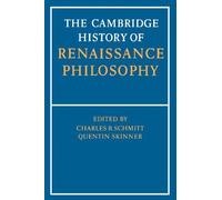 The Cambridge History Of Renaissance Philosophy