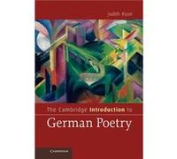 The Cambridge Introduction to German Poetry - Judith Ryan - Cambridge University Press - Livre en Anglais - Hardback Judith RyanJudith Ryan (Auteur)