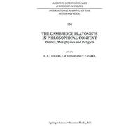 The Cambridge Platonists In Philosophical Context