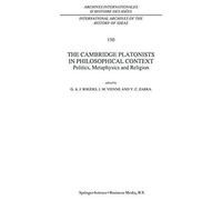 The Cambridge Platonists In Philosophical Context