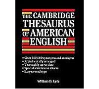 The Cambridge Thesaurus Of American English