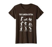 The Camera Sutra Photographe T-Shirt, Femme, Marron, L