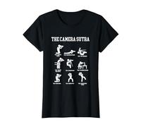 The Camera Sutra Photographe T-Shirt, Femme, Noir, XL