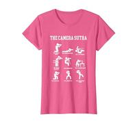 The Camera Sutra Photographe T-Shirt, Femme, Rose Chiné, XXL