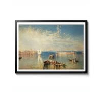 The Campo Santo, Venise par J. M. W. Turner, paysage maritime romantique, poster d'art mural vintage, impression de 1842, décoration d'intérieur nautique, cadeau d'archivage mat, A1 (encadré) - 84,1 x