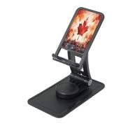 The Canadian Flag Support de téléphone réglable pour iPhone et tous les téléphones, rotation à 360°, pliable intégré, base carrée