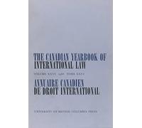 The Canadian Yearbook Of International Law, Vol. 26, 1988