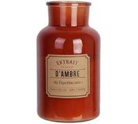 The Candle Factory - Bougie XL senteur Extrait d'ambre Apothicaire Marron, Marron