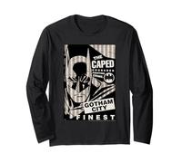 The Caped Crusader Combat Crime Gotham City Finest Manche Longue