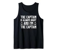 The Captain is Always Right and I'm The Captain Débardeur