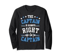 The Captain Is Always Right Bateau à voile Manche Longue