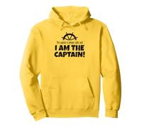 The Captain is Always Right (Noir) Drôle de Voile Sweat à Capuche