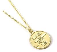 The Carat Shop Arsenal Football Club Collier doré avec blason, taille unique, Zinc, Pas de gemme