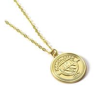 The Carat Shop Collier doré avec blason Manchester City Football Club, taille unique, Zinc, Pas de gemme