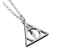 Collier Harry Potter en argent sterling avec reliques de la mort G