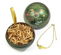 The Carat Shop Harry Potter Bracelet avec Boule de Noël et Vif d'or