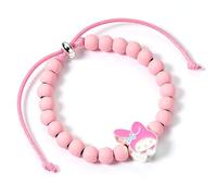 The Carat Shop Bracelet Hello Kitty perles roses avec breloque My Melody 21 cm G