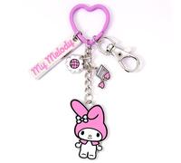 Hello Kitty Porte-clés My Melody avec breloques 15 cm Or G