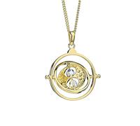 The Carat Shop Hogwarts Retourneur de Temps en plaqué Or Collier avec Cristaux Swarovski, Or, Or