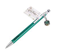 The Carat Shop HPP023 Harry Potter Official Blue Ink Slytherin House Crest Pen Charm Hogwarts Vert