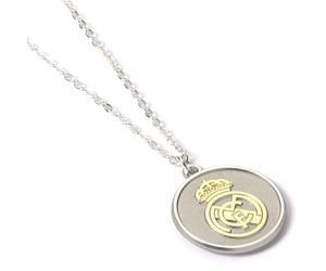 The Carat Shop Pendentif Real Madrid en argent avec blason doré