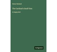 The Cardinal's Snuff-Box: in large print