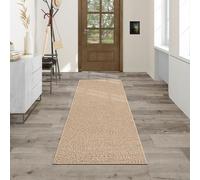 the carpet Kansas - Tapis intérieur Confortable et élégant pour Salon, Chambre ou Couloir, Doux et Chaleureux, Facile à Nettoyer, Style Jute Naturel, également adapté pour l’extérieur, 80 x 250 cm