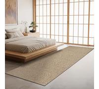 the carpet Kansas - Tapis intérieur Confortable et élégant pour Salon, Chambre ou Couloir, Doux et Chaleureux, Facile à Nettoyer, Style Jute Naturel, également adapté pour l’extérieur, 60 x 180 cm