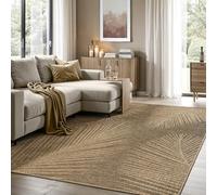 the carpet Kansas - Tapis intérieur Confortable et élégant pour Salon, Chambre ou Couloir, Doux et Chaleureux, Facile à Nettoyer, Style Jute Naturel, également adapté pour l’extérieur, 80 x 150 cm