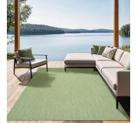 the carpet Mistra - Tapis d’intérieur Moderne, Durable et Facile à Nettoyer, idéal pour Salon, Cuisine ou Salle à Manger, utilisable Aussi en extérieur, Vert, 200 x 280 cm
