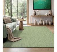 the carpet Mistra - Tapis d’intérieur Moderne, Durable et Facile à Nettoyer, idéal pour Salon, Cuisine ou Salle à Manger, utilisable Aussi en extérieur, Vert, 80 x 150 cm