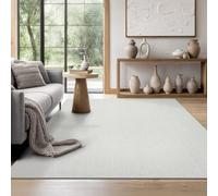 the carpet Mistra - Tapis d’intérieur Moderne, Durable et Facile à Nettoyer, idéal pour Salon, Cuisine ou Salle à Manger, utilisable Aussi en extérieur, Crème, 120 x 170 cm