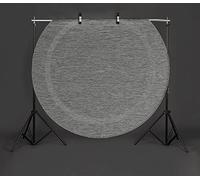 the carpet Mistra Tapis résistant tissé Plat Design Moderne idéal pour la Cuisine et la Salle à Manger Couleurs Tendance Extra Plat également pour l'extérieur Bordure Anthracite 120 x 120 cm