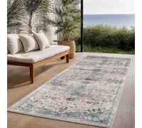 the carpet Palma - Tapis d'extérieur, résistant aux intempéries & aux UV, Convient pour l'intérieur et l'extérieur, Multicolore, 80 x 300 cm