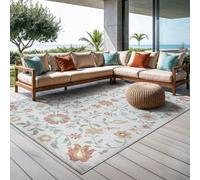 the carpet Palma - Tapis d'extérieur, résistant aux intempéries & aux UV, Convient pour l'intérieur et l'extérieur, Creme, 160 x 230 cm