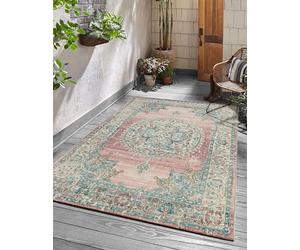 the carpet Palma - Tapis d'extérieur, résistant aux intempéries & aux UV, Convient pour l'intérieur et l'extérieur, Rose, 120 x 170 cm