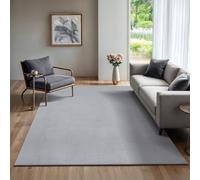 the carpet Rio - Tapis Salon Moderne et Doux avec Un Dos antidérapant et Une Apparence en 3D, Surface Moelleuse, Facile à Entretenir et résistant, Gris, 200 x 280 cm