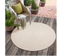 the carpet Santo Plus tapis moderne - tapis de haute qualité pour le salon chambre à coucher, design boho, Beige, 120 cm rond