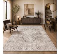 the carpet Zen tapis de salon vintage classique au look usé moderne, lavable, avec envers antidérapant, Beige, 240 x 330 cm (3201)