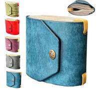 The Cash Wrap Wallet, Fast Cash Access Money Holder for Cash, Small Compact Luxury Pocket Wallet, Handy Purse with Magnetic Clasp(Blue)