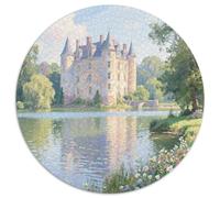 The Castle by The Lake Puzzle 1000 Pièces Educa Jouet en Bois Divertissement Créatif De l'art De La Décoration View Jeu Éducatif Challenge Toy Adultes & Enfants des 14 Ans 1000pcs (67.5x67.5cm)